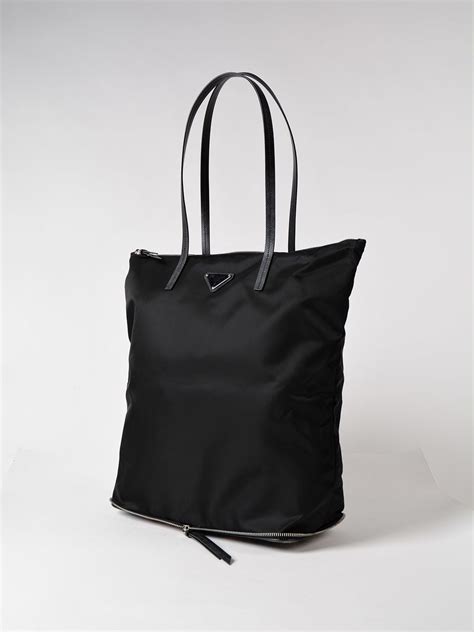 prada shopping bag nylon|Prada nylon shopper tote.